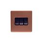 Copper 3 gang light switch