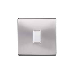 Brushed Chrome 1 Gang Intermediate Switch