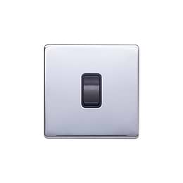 Polished Chrome 1 Gang Intermediate Switch