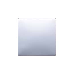 Polished Chrome 1 Gang Blanking Plate