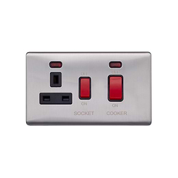 Brushed Chrome Cooker Control Unit