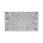 2 Gang 35mm Plastic Surface Pattress (Back) Box