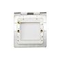 Soho Lighting White Metal 1 Gang 2 x25mm EM-Euro Module Floor Plate