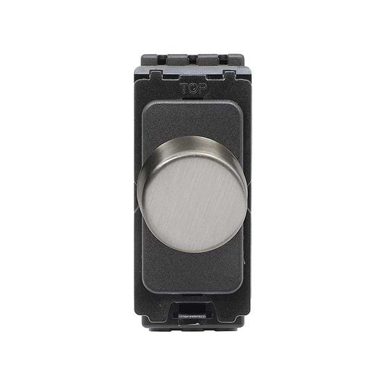 Soho Lighting Brushed Chrome CM Grid 1000W Intermediate Dummy Dimmer Module