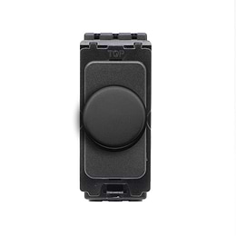 Soho Lighting Matt Black CM Grid 1000W Intermediate Dummy Dimmer Module