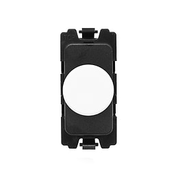 Soho Lighting White Metal 6A Dummy CM-Grid Dimmer Switch Module