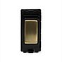 Soho Lighting Brushed Brass 20AX 2 Way And Off RM-Grid Switch Module