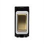 Soho Lighting Brushed Brass 20AX 2 Way And Off RM-Grid Switch Module