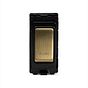 Brushed Brass 2 Way Retractive Grid Module
