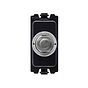 Soho Lighting Brushed Chrome 6A 2 Way Retractive Push Button CM Grid Module Switch