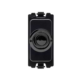 Soho Lighting Black Nickel 6A 2 Way Retractive Push Button CM Grid Module Switch
