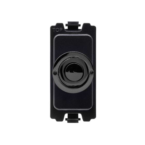Soho Lighting Black Nickel 6A 2 Way Retractive Push Button CM Grid Module Switch