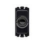 Soho Lighting Black Nickel 6A 2 Way Retractive Push Button CM Grid Module Switch