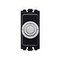 Soho Lighting Polished Chrome 6A 2 Way Retractive Push Button CM Grid Module Switch
