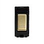 Soho Lighting Brushed Brass 20A Double Pole 'Coffee Machine' RM-Grid Switch Module