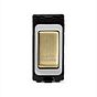 Soho Lighting Brushed Brass 20A Double Pole 'Coffee Machine' RM-Grid Switch Module