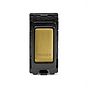 Soho Lighting Old Brass 20A Double Pole 'Freezer' RM-Grid Switch Module
