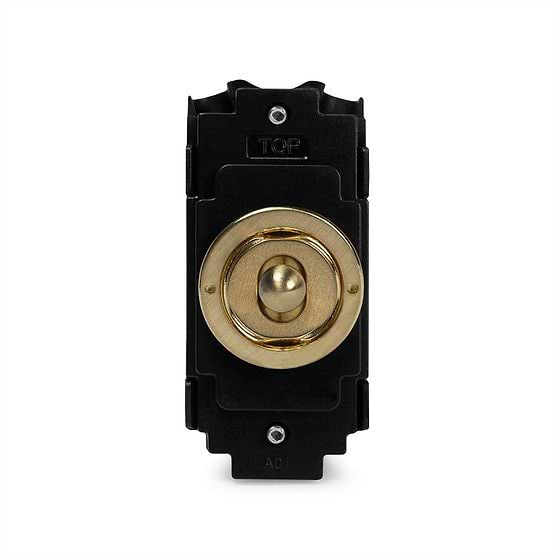 Soho Lighting Brushed Brass 20A 2 Way & Off LT3-Toggle Switch Module