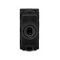 Matt Black 2 Way Toggle Grid Switch Module
