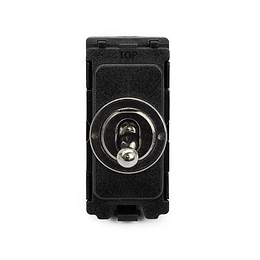 Black Nickel Retractive Toggle Grid Switch Module