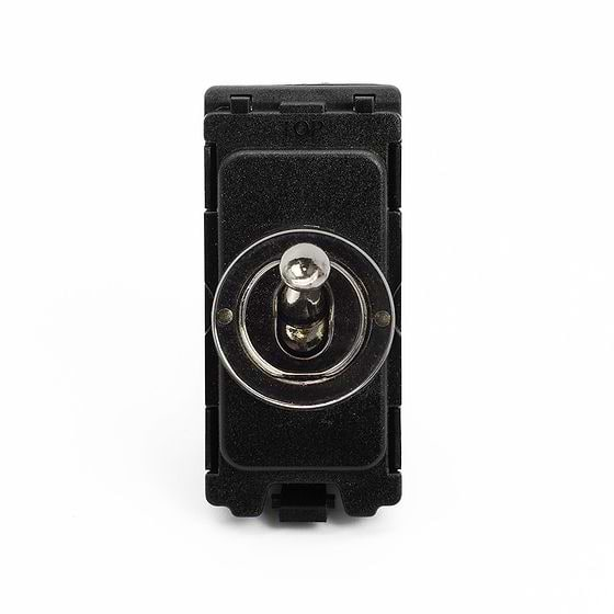 Soho Lighting Black Nickel 20A 2 Way Retractive CM-Grid Toggle Switch Module