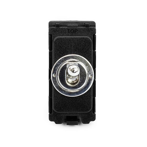 Soho Lighting Polished Chrome 20A 2 Way Retractive CM-Grid Toggle Switch Module