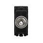Brushed Chrome Retractive Toggle Grid Switch Module

