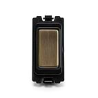 Soho-Lighting-Antique-Brass-Blank-Grid-Module