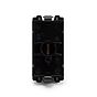 Soho Lighting Brushed Chrome Blank RM-Grid Switch Module