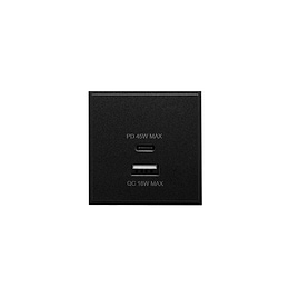Black USB C Euro Module
