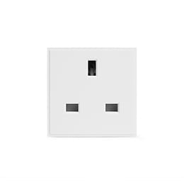 White 13A Socket Euro Module