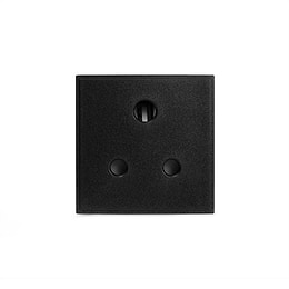 Black 5A Socket Euro Module