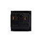 Soho Lighting Black 5A UK Round Pin EM-Euro Module