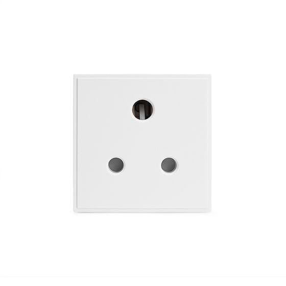 Soho Lighting White 5A UK Round Pin EM-Euro Module