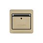 brushed brass key card switch