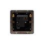 Soho Lighting Black Nickel Flat Plate 13A Unswitched Fused Spur (FCU) Blk Ins Screwless