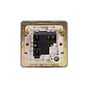 Soho Lighting White Metal Flat Plate 13A Unswitched Fused Spur (FCU) Wht Ins Screwless
