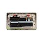 Soho Lighting White Metal Flat Plate 45A Cooker Control Unit With Neon Wht Ins Screwless