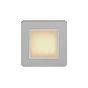 Soho Lighting Brushed Chrome Flat Plate LED Stair Light - Warm White 
