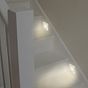 Soho Lighting Polished Chrome Flat Plate LED Stair Light - Warm White 