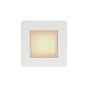 Soho Lighting White Metal Flat Plate LED Stair Light - Warm White 