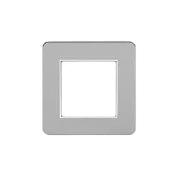 Soho Lighting Brushed Chrome Flat Plate LED Stair Light - Cool White 