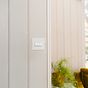 Soho Lighting White Metal Flat Plate 10A 3 Gang 2 Way Light Switch