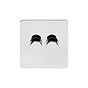 Polished Chrome Multi-Way Dimmer switch
