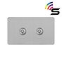 Brushed Chrome Smart Light Switch
