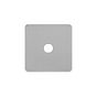 Soho Lighting Brushed Chrome Flat Plate 1 Gang CM Circular Module Grid Switch Plate