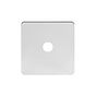 Soho Lighting Polished Chrome Flat Plate 1 Gang CM Circular Module Grid Switch Plate