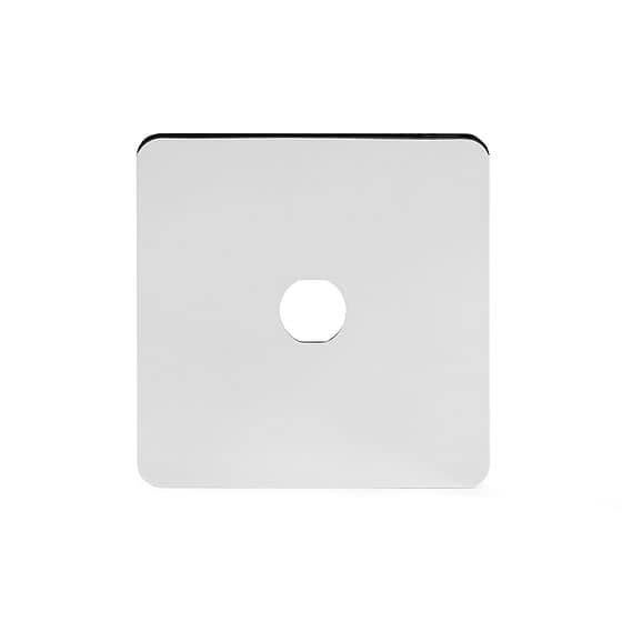 Soho Lighting Polished Chrome Flat Plate 1 Gang Toggle Plates Screwless