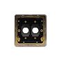 Soho Lighting Black Nickel Flat Plate 2 Gang LT3 Toggle Plate ONLY