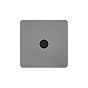 Soho Lighting Black Nickel Flat Plate 20A Flex Outlet Blk Ins Screwless